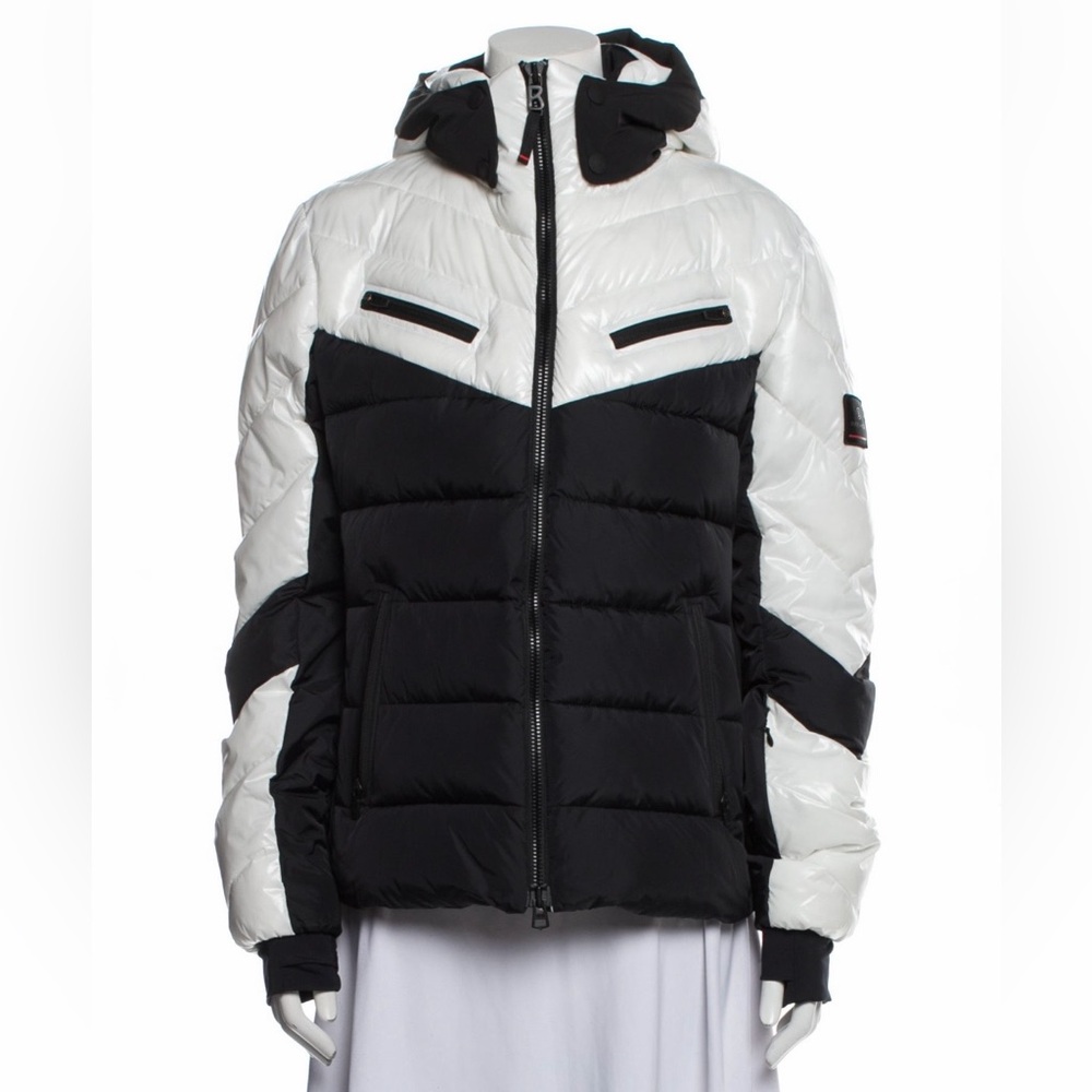 NWT Bogner Fire + Ice Women's Farina3 Black and White Puffer Jacket